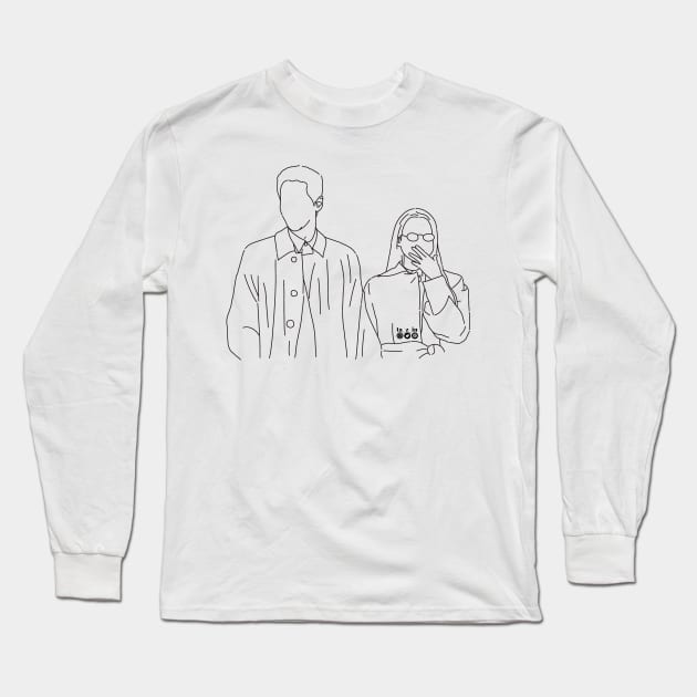 Moving  Drama Long Sleeve T-Shirt by ayshatazin